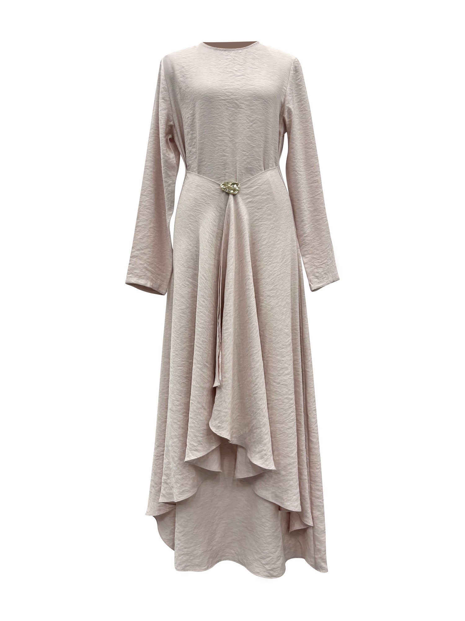 Aurelia Linen Convertible Dress - Blush