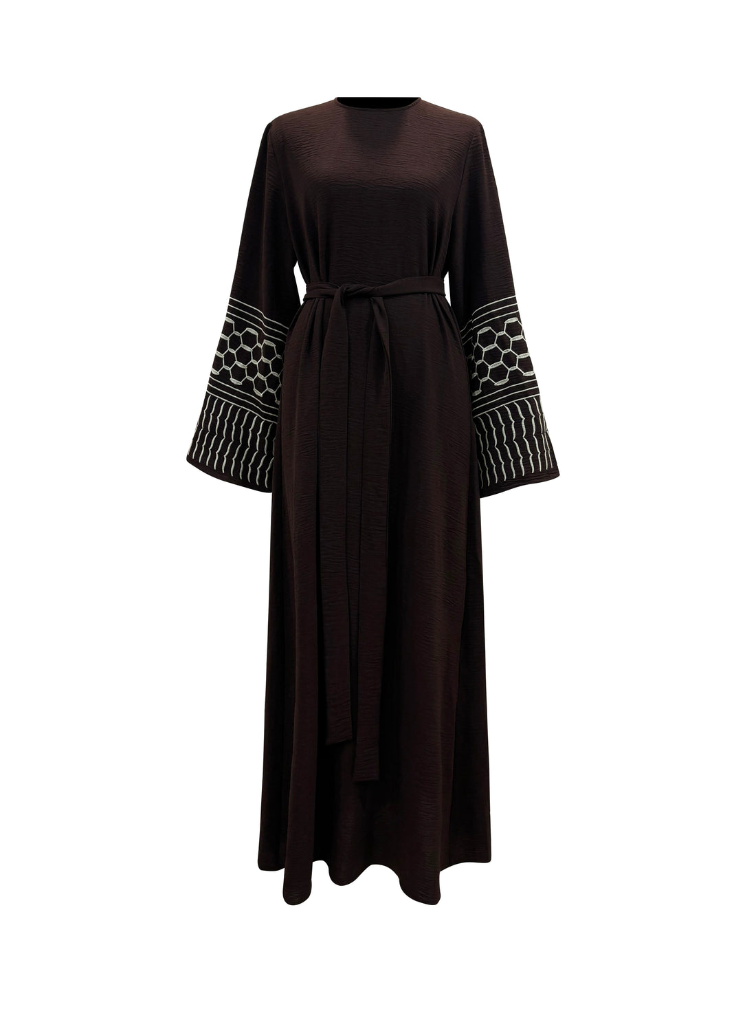 Najat Keffiyah Abaya - Toasted Mocha