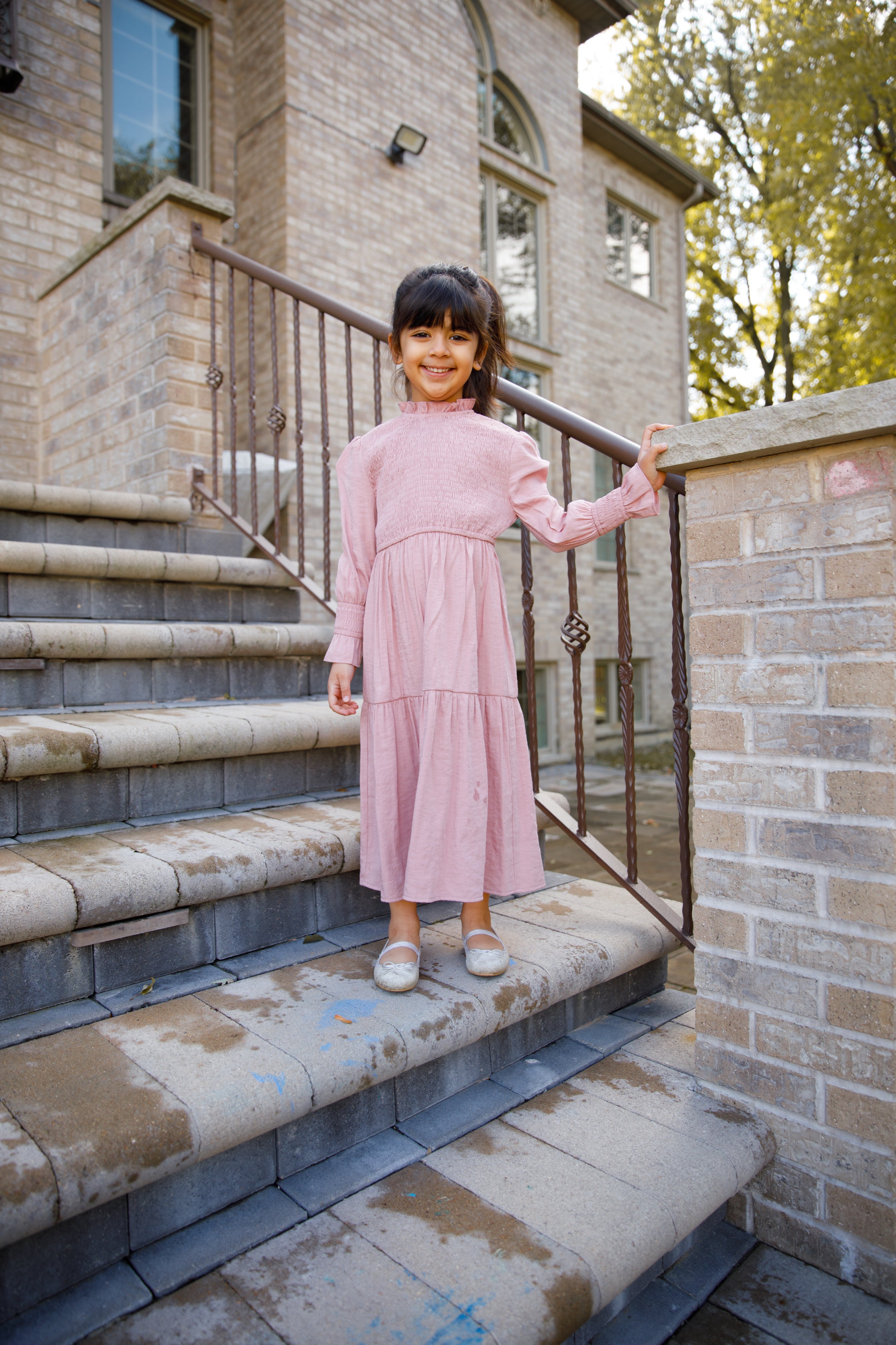 Mini Grace Maxi Dress - Pink Sand