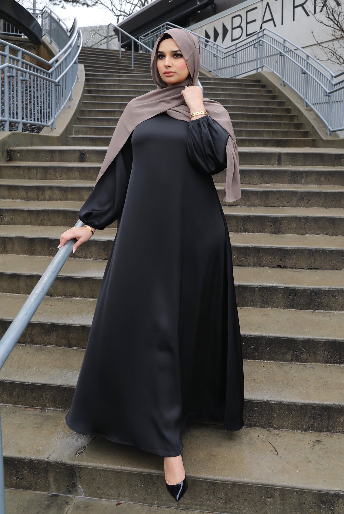 Layla Maxi Dress - Midnight Black