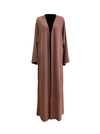 Serene Three Piece Abaya Matching Set - Autumn Maple