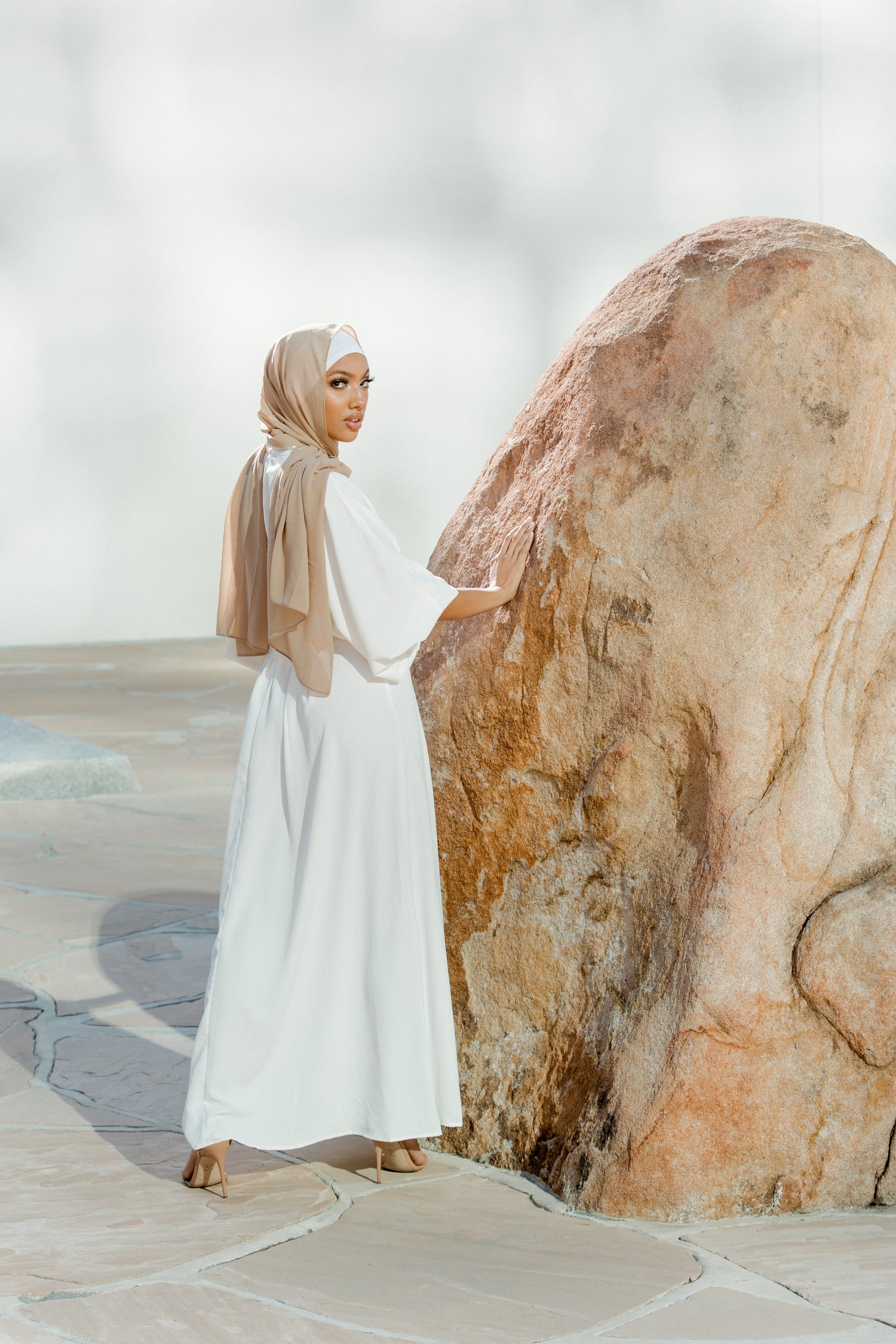 Elmas Maxi Dress - White