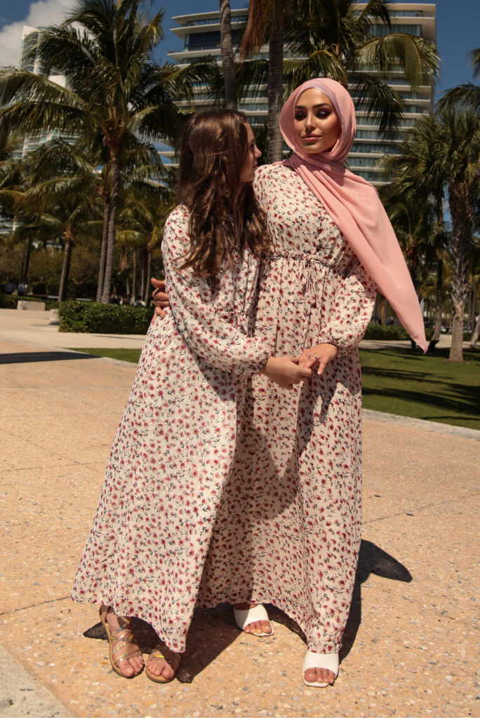 Mini Cherry Blossom Maxi Dress