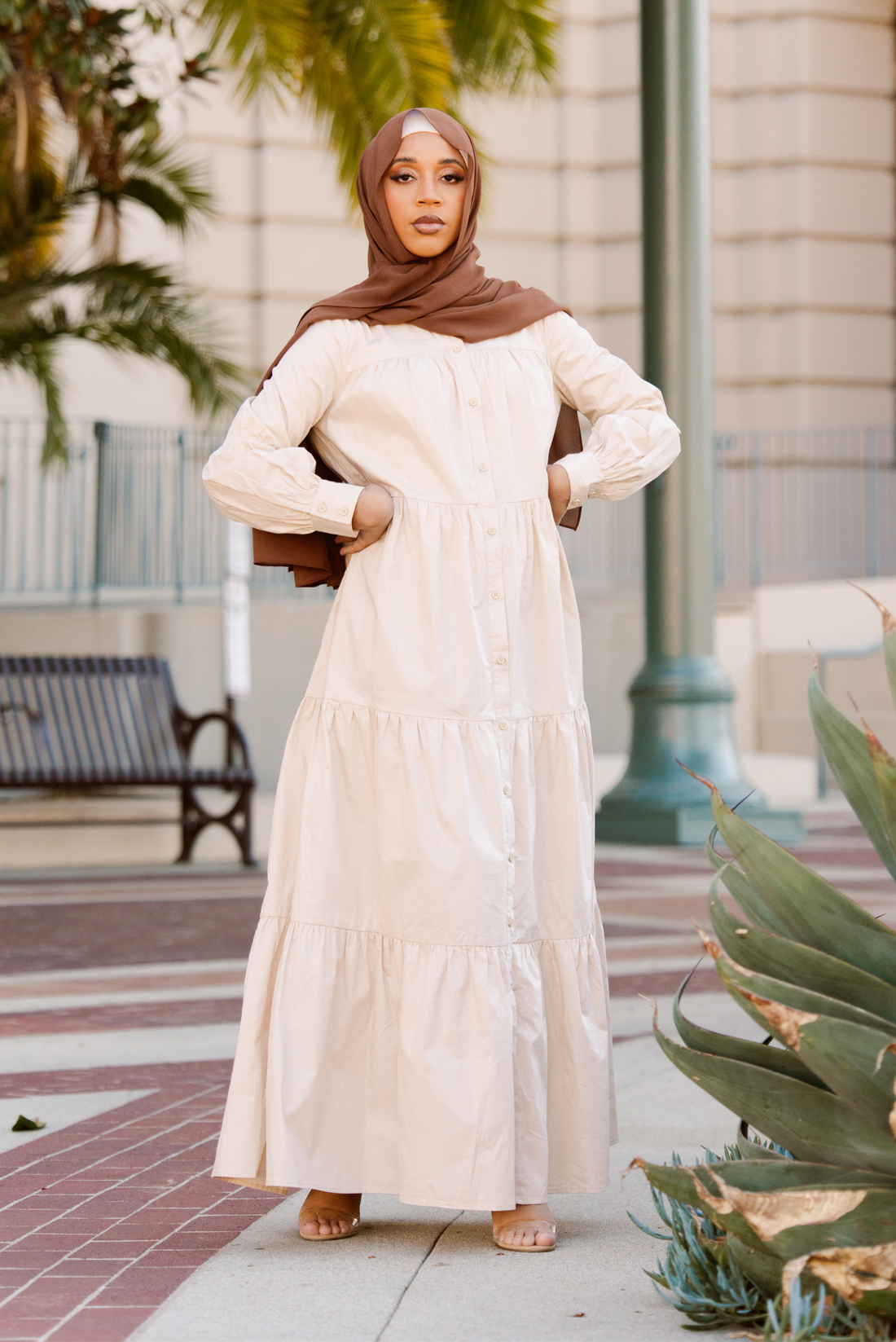 Modest maxi shop dresses with sleeves