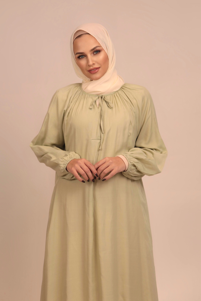 Sahara Maxi Abaya - Mint Tea