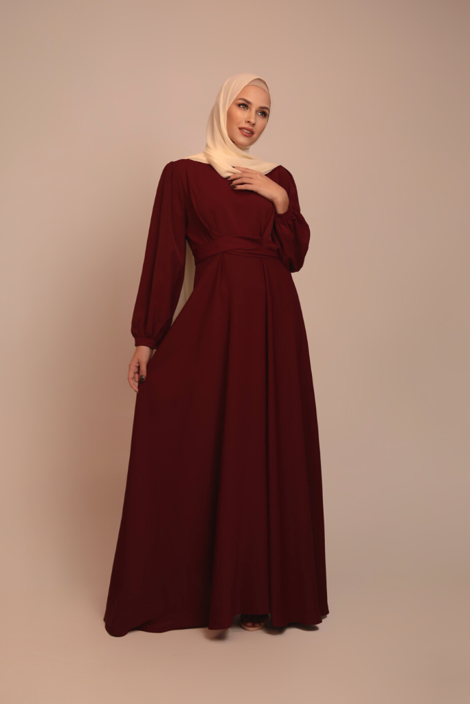 Imani Wrap Maxi Dress - Ruby Red