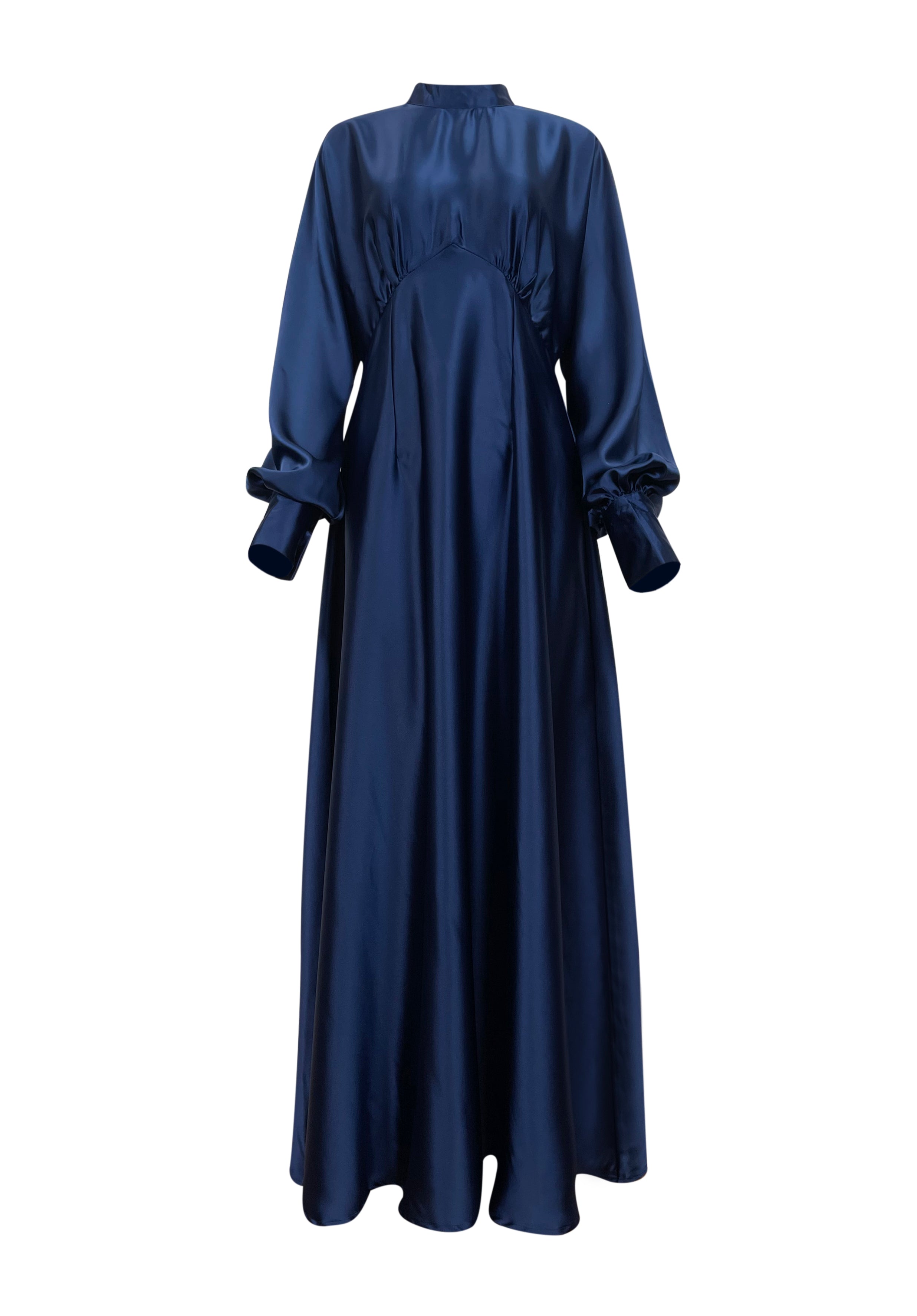 Modest Imelda Batwing Dress - Midnight Blue | Niswa Fashion