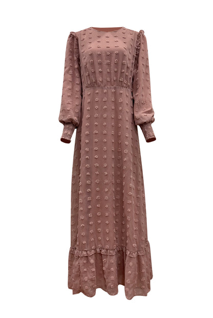 Evelyn Maxi Dress - Dark Mauve