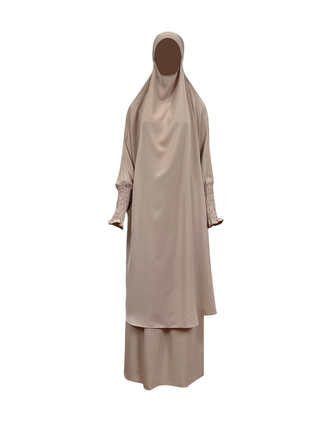 Salamah Two Piece Prayer Set - Beige