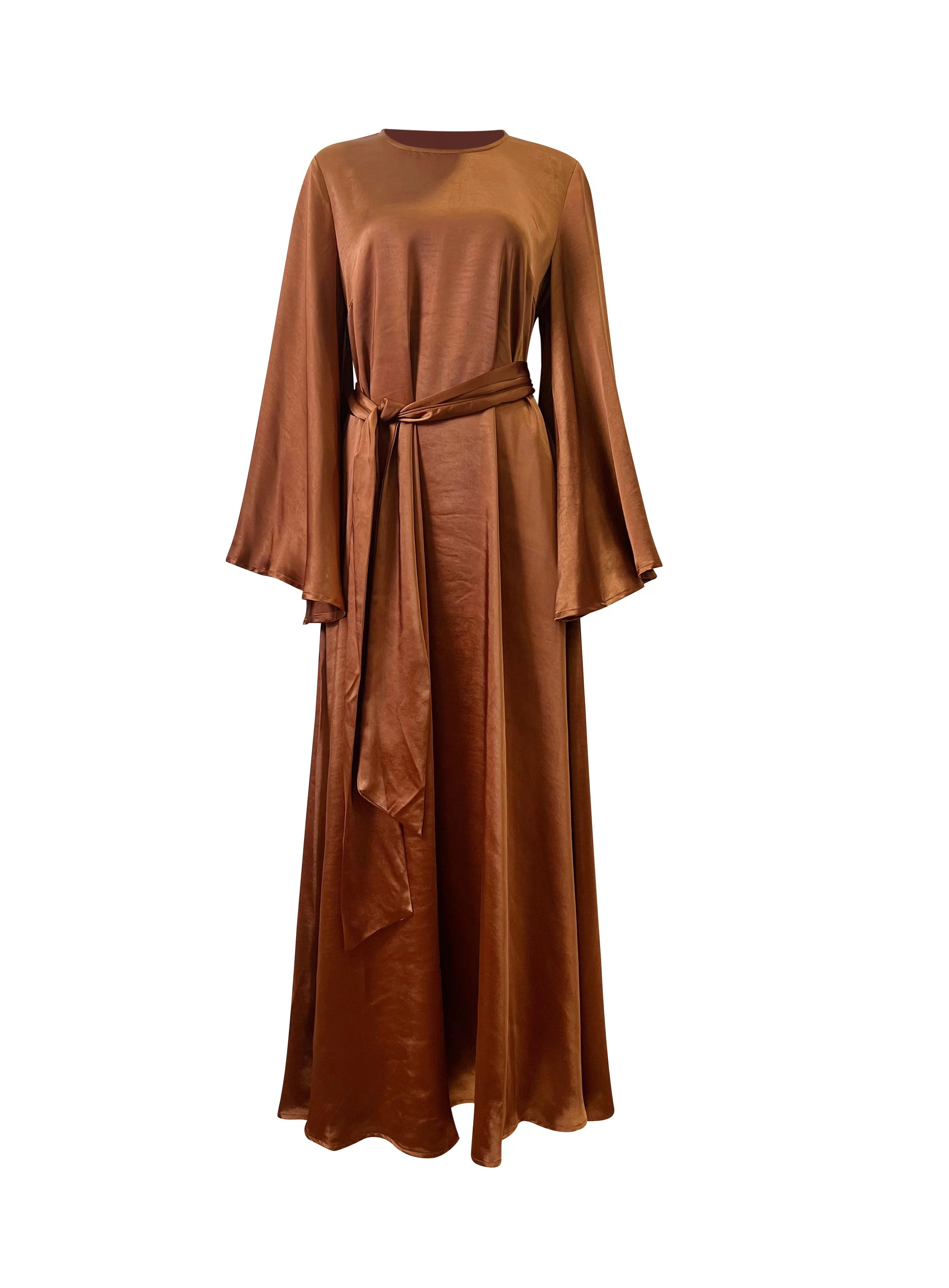 Aliya Evening Dress - Rust