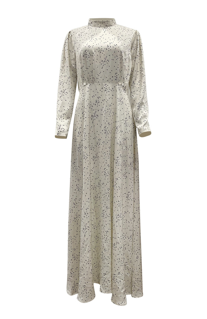 Black Rainfall Maxi Dress-Niswa Fashion