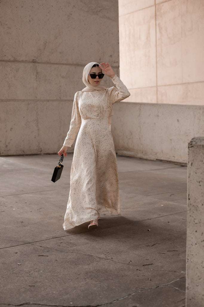 Black Rainfall Maxi Dress-Niswa Fashion