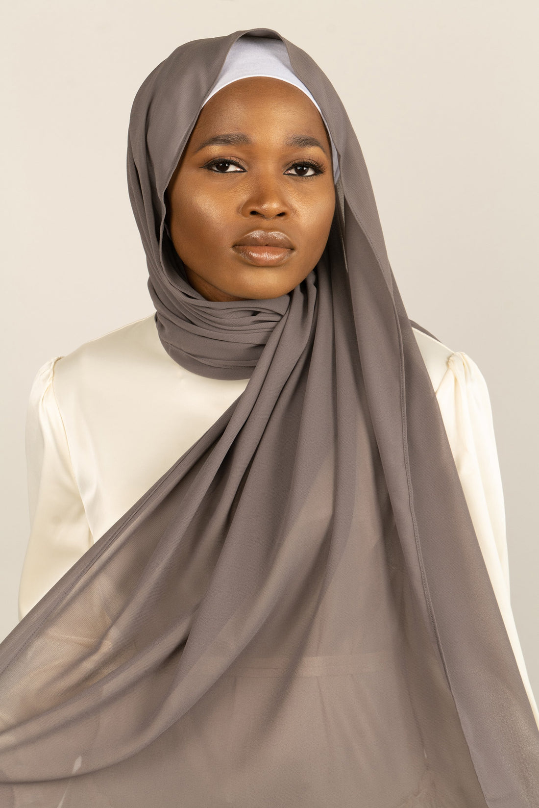 DARK SHADOWS Georgette Chiffon Scarf-AllScarves-Niswa Fashion