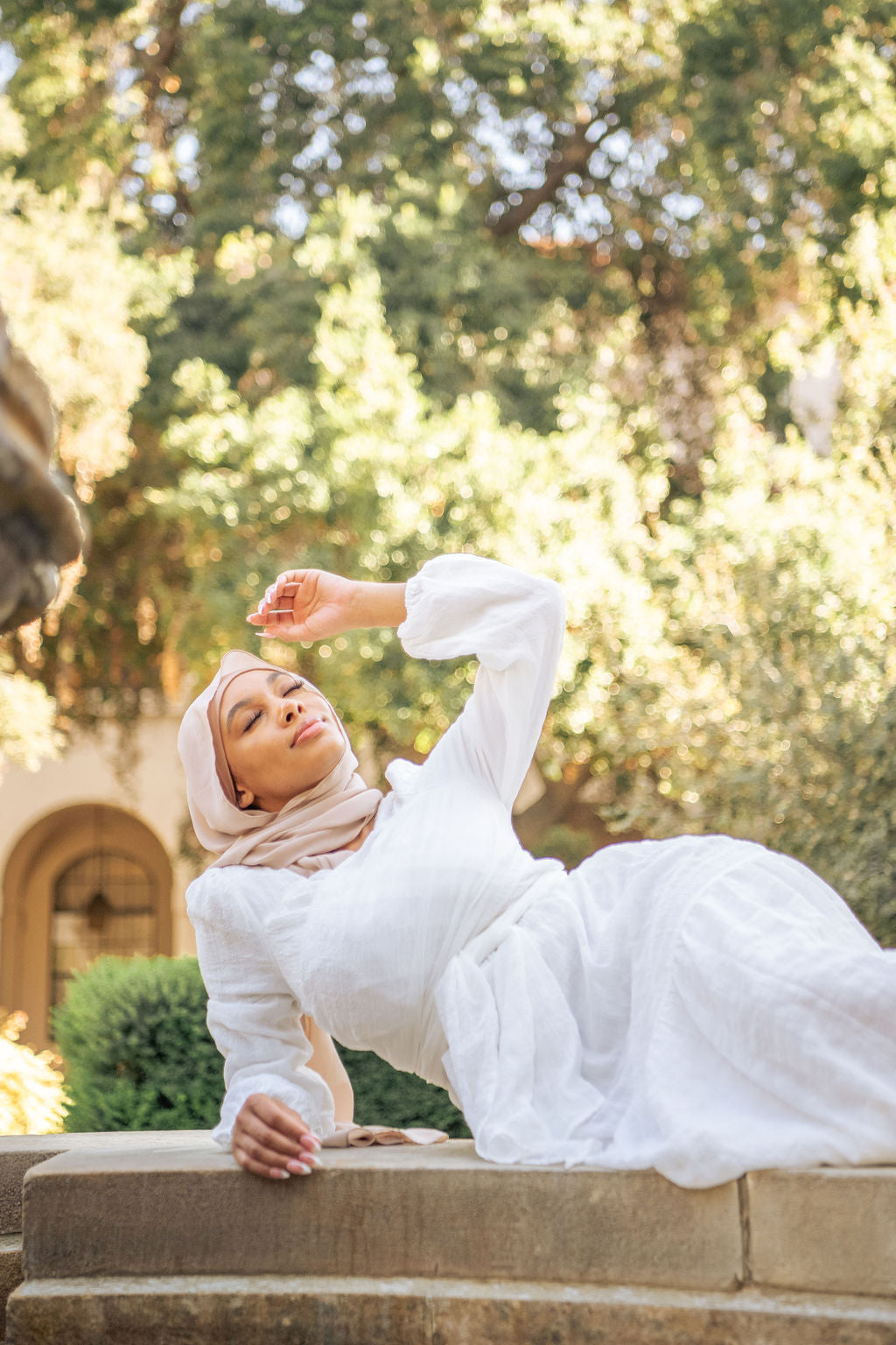 Victoria Wrap Maxi Dress - Snow