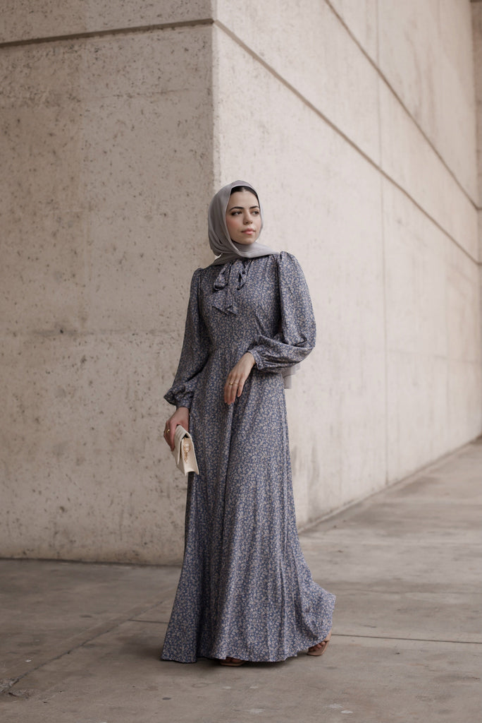 Daisy Dreams Maxi Dress - Turkish Blue-Niswa Fashion