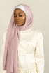 MAUVE MIST Georgette Chiffon Scarf-AllScarves-Niswa Fashion