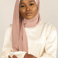 MILKY MOCHA Crepe Chiffon-AllScarves-Niswa Fashion