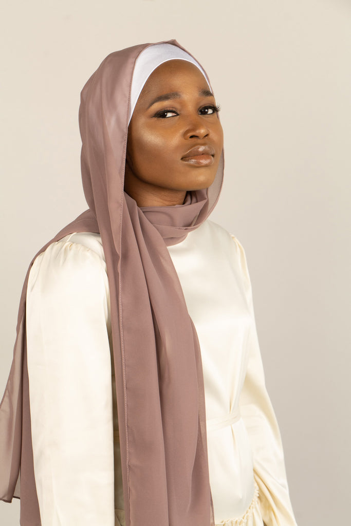 NUTMEG Georgette Chiffon Scarf-AllScarves-Niswa Fashion