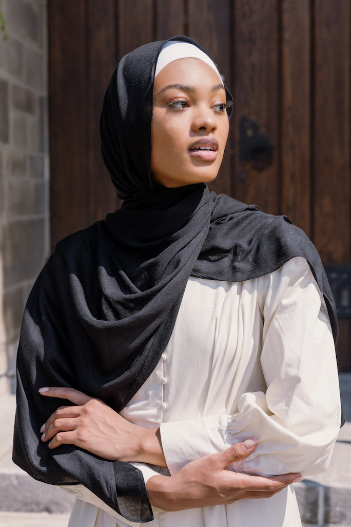 BLACK Premium Modal Woven Ecovero™