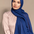 ROYAL BLUE Premium Cotton Scarf