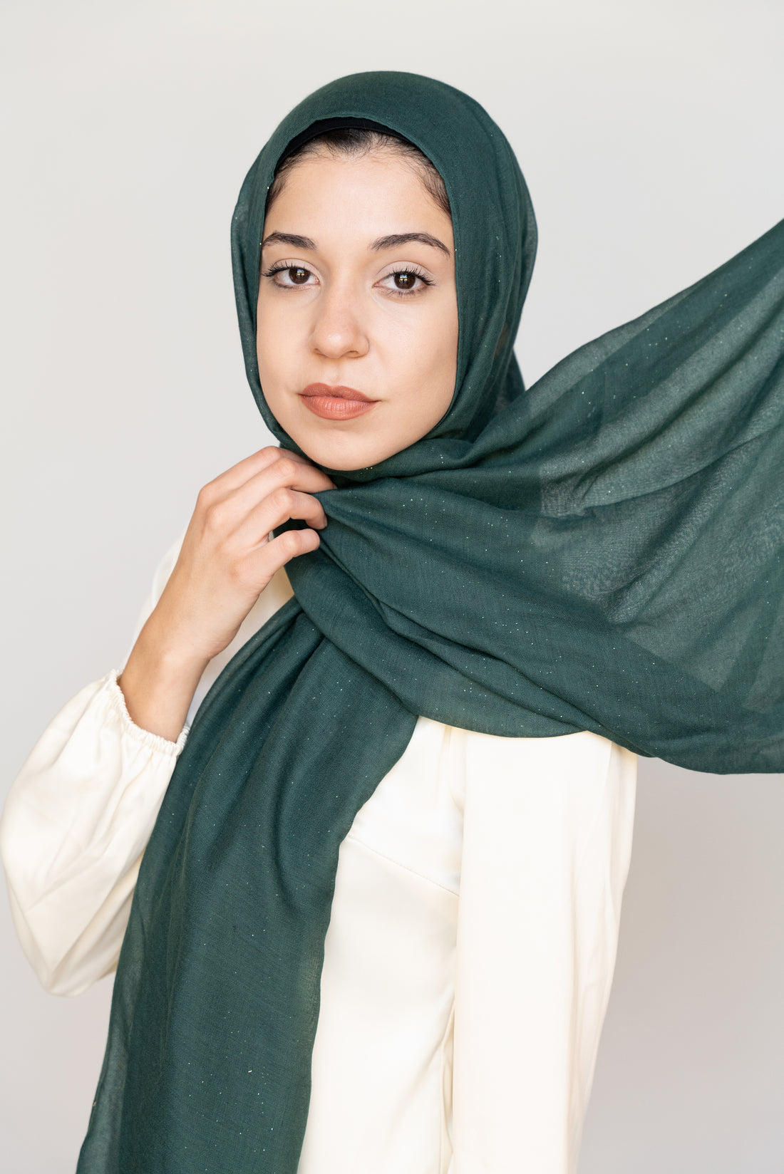 Shimmer Scarf - FOREST