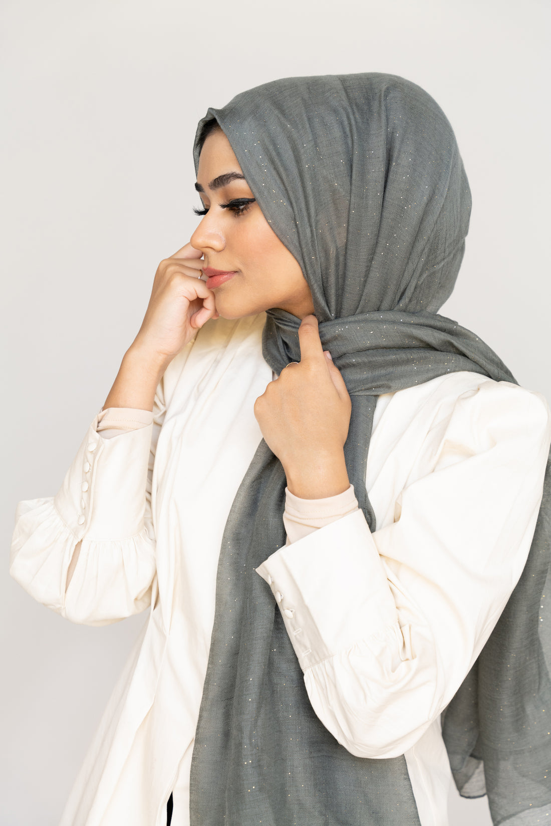 Shimmer Scarf - GRAPHITE