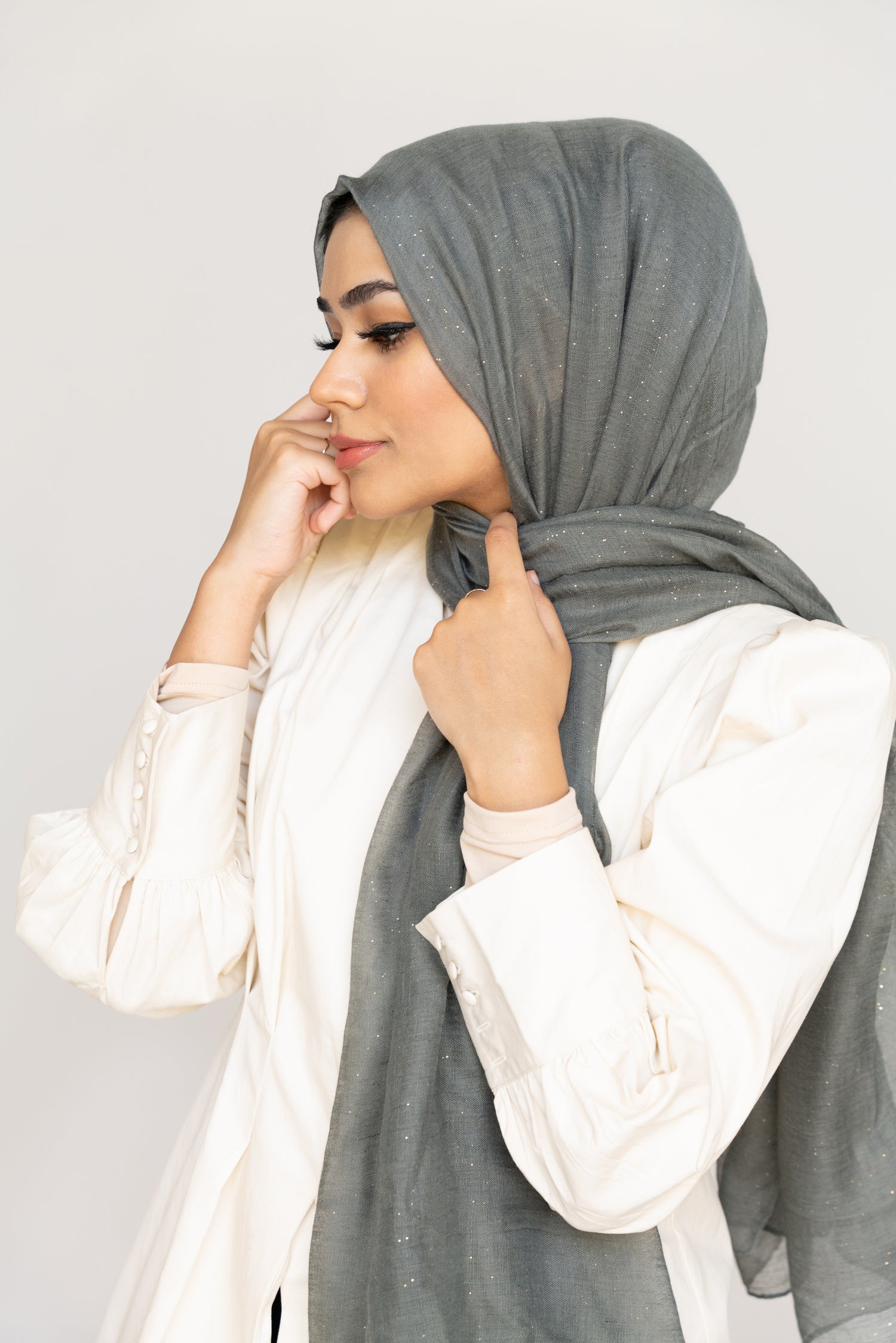 Shimmer Scarf - GRAPHITE