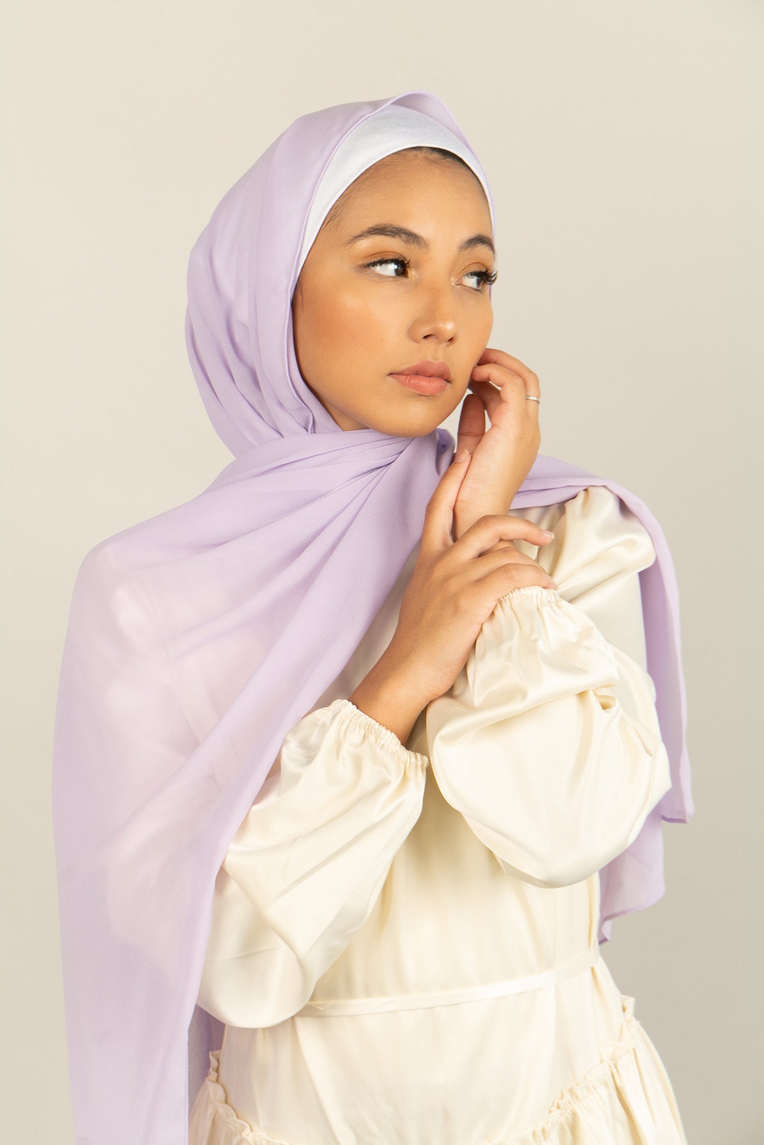 chiffon scarf for dress Formal and Special Occasion.Can be used as neckerchief PERIWINKLE Georgette Chiffon Scarf