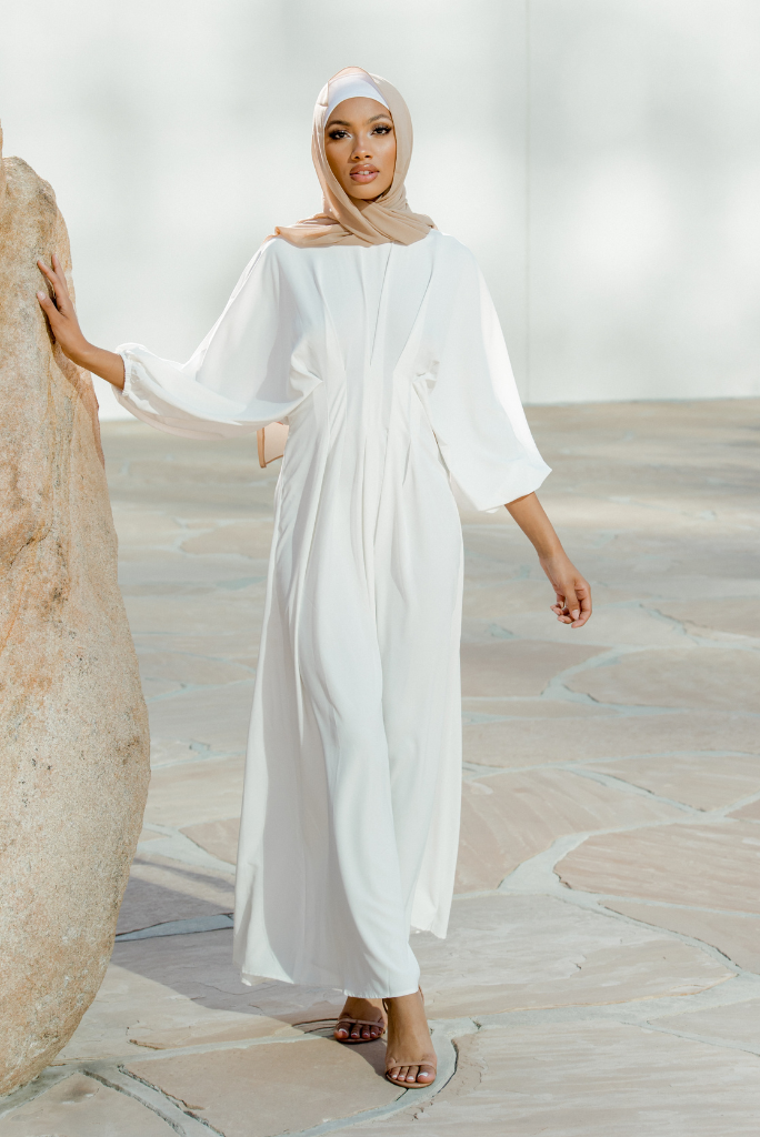 Elmas Maxi Dress - White