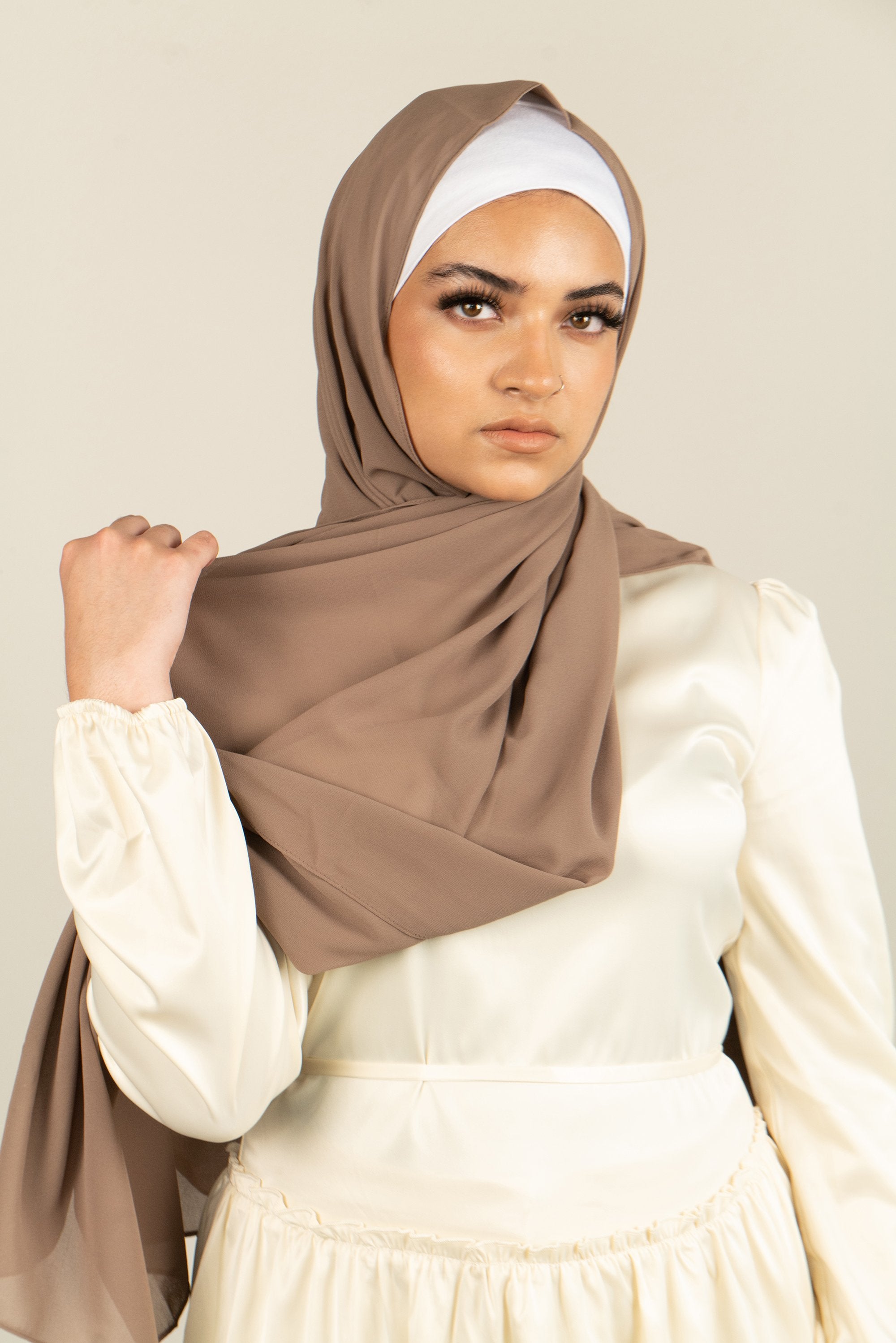 SEQUOIA Georgette Chiffon Scarf-AllScarves-Niswa Fashion