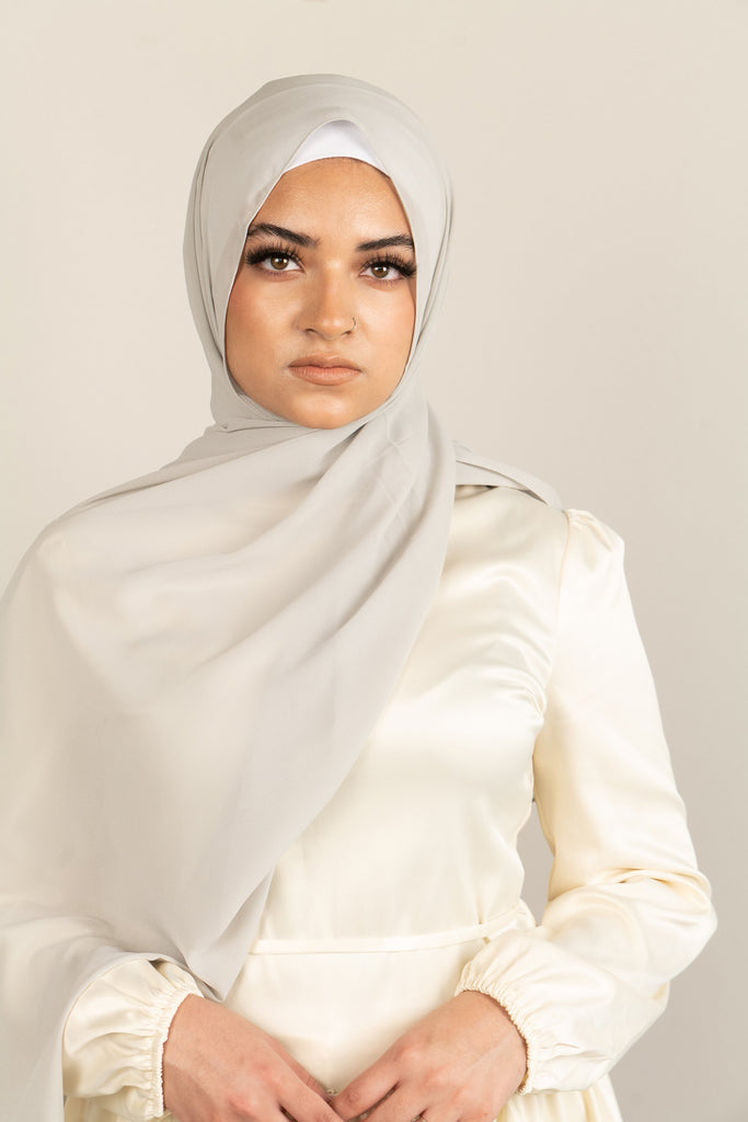 SMOKY EMBERS Georgette Chiffon Scarf-AllScarves-Niswa Fashion
