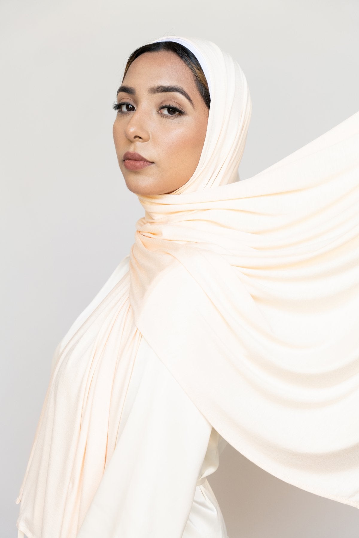SWEET CREAM Premium Jersey-AllScarves-Niswa Fashion