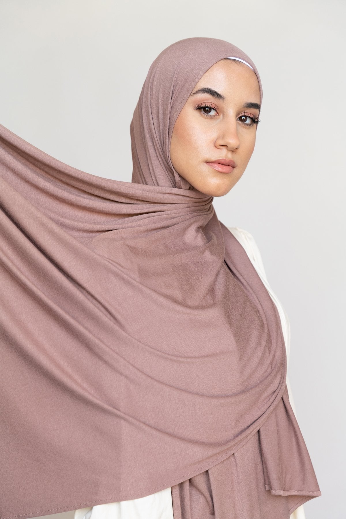 TAUPE Premium Jersey-AllScarves-Niswa Fashion