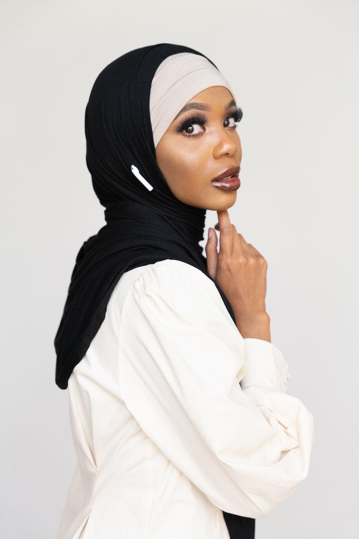 TRUE BLACK Instant Jersey-AllScarves-Niswa Fashion