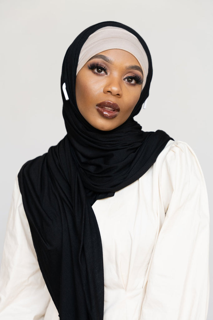 TRUE BLACK Instant Jersey-AllScarves-Niswa Fashion