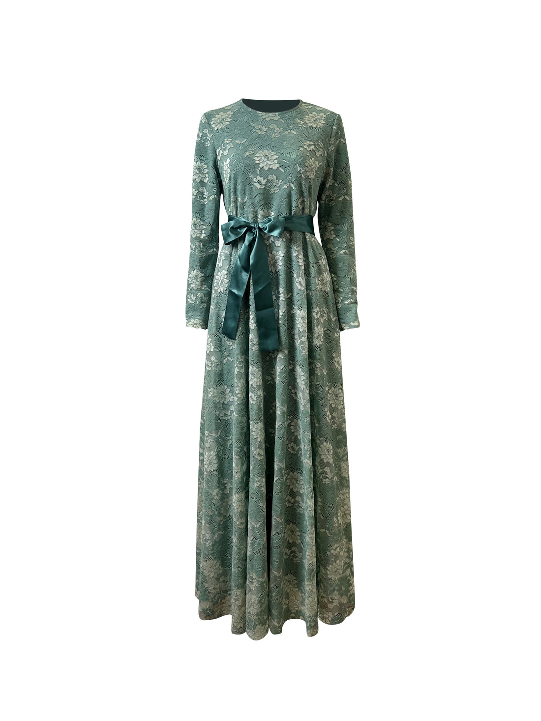 Venetian Maxi Gown - Eucalyptus Mint