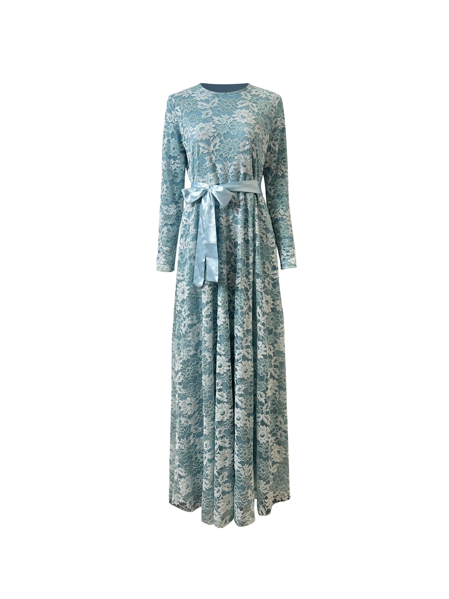 Venetian Maxi Gown- Sky Mist