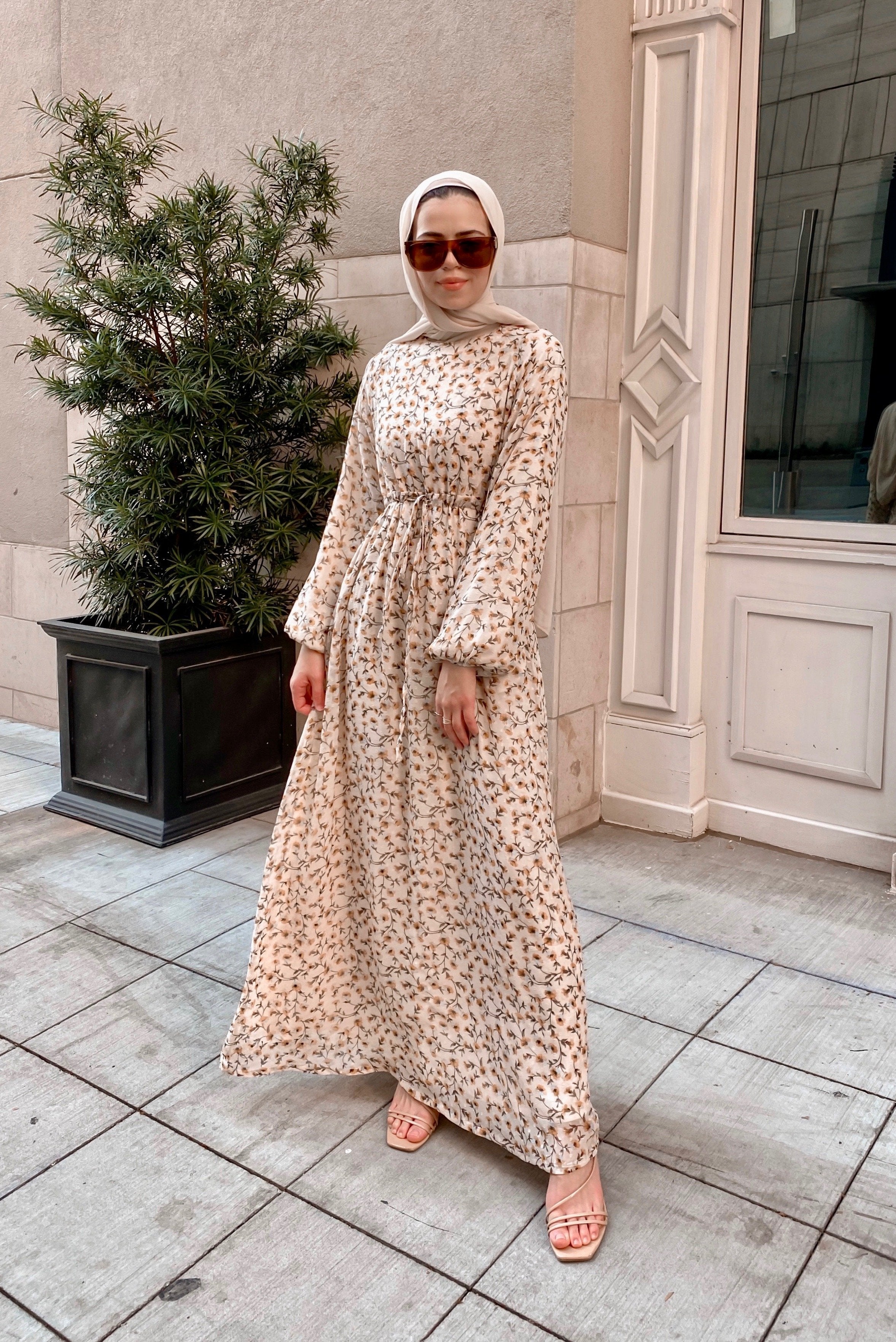 Hijab maxi dress outfits Clearance