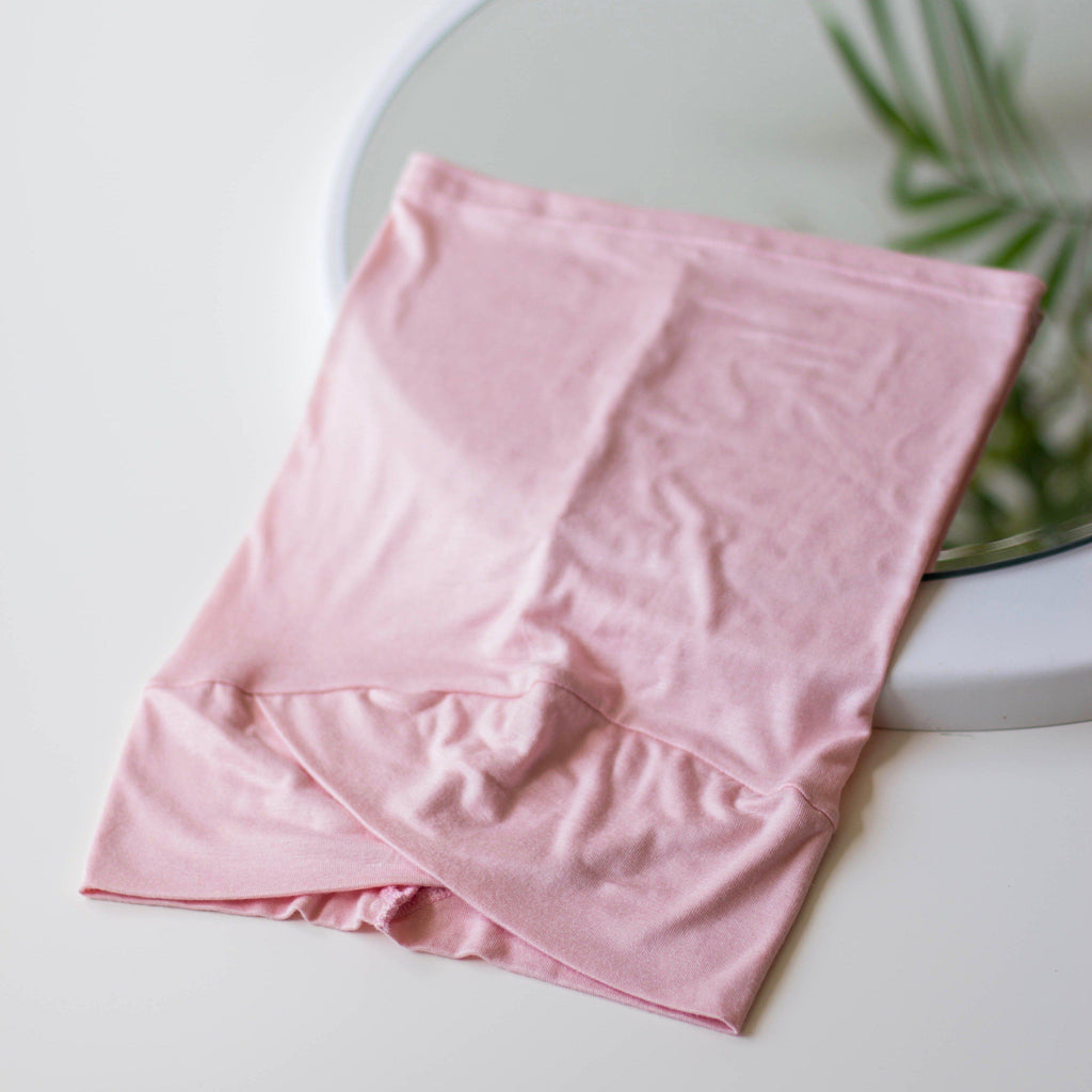 Criss-Cross Hijab Cap - Powder Pink-Niswa Fashion