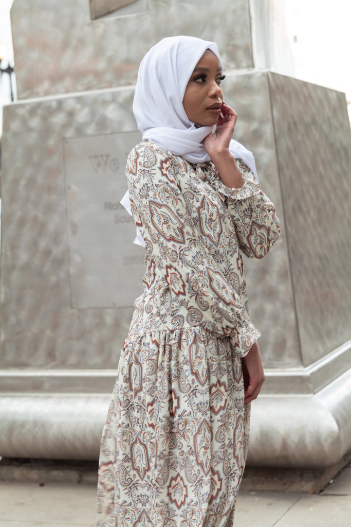 Egyptian Henna Maxi Dress SALE-Niswa Fashion