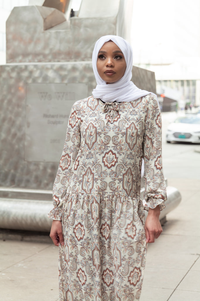 Egyptian Henna Maxi Dress SALE-Niswa Fashion