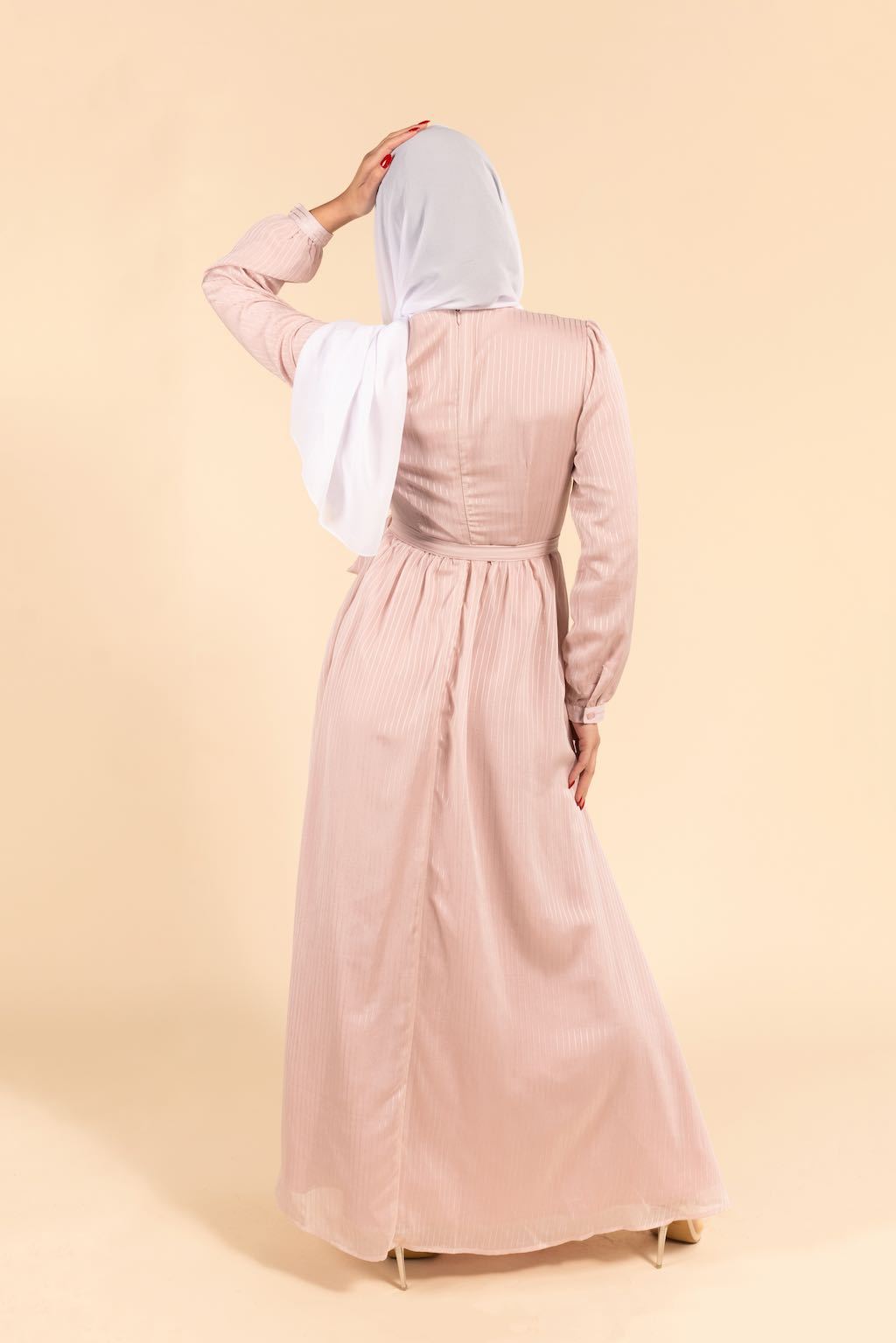 Ella Maxi Dress - Celestial Blush-Niswa Fashion