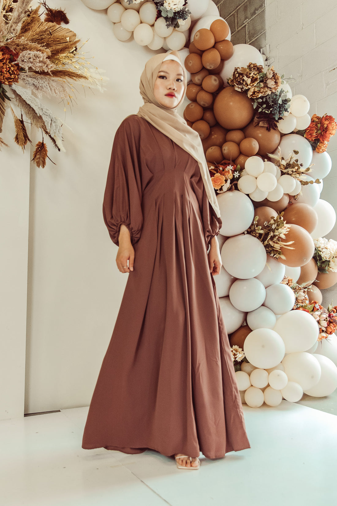 Elmas Maxi Dress - Mocha