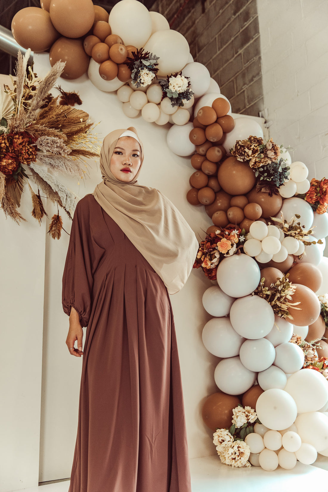 Elmas Maxi Dress - Mocha