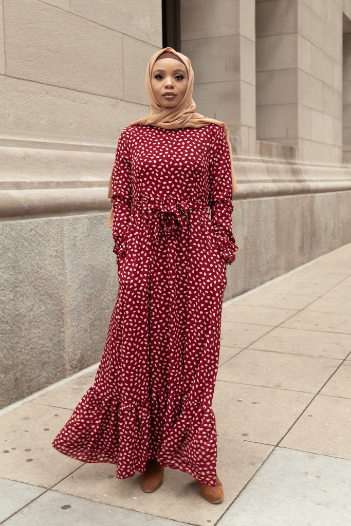 Florence Maxi Dress - Scarlet-Niswa Fashion
