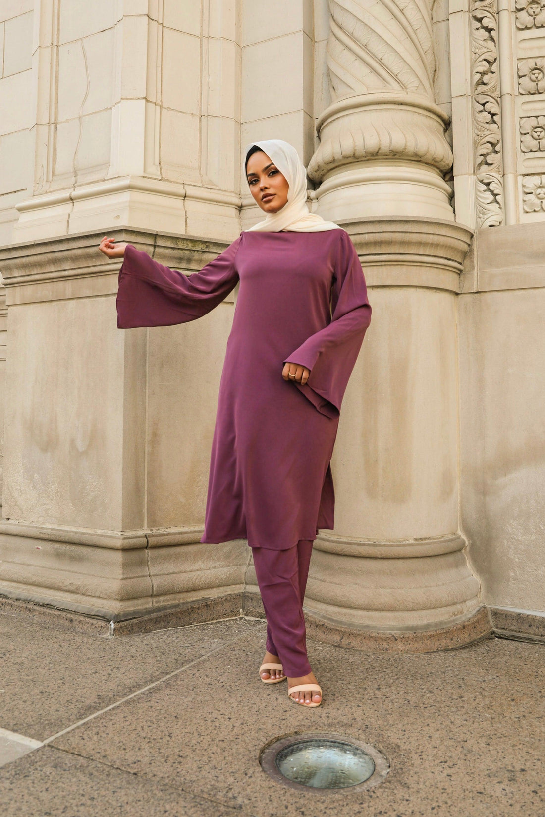 Anaya Two Piece Set - Plum