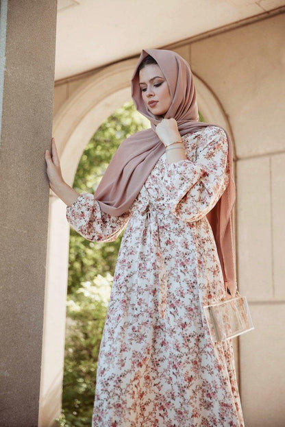 Les Fleurs Maxi Dress SALE-Niswa Fashion