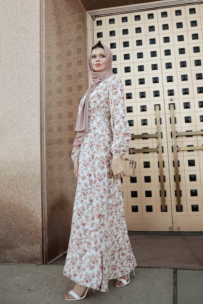 Les Fleurs Maxi Dress SALE-Niswa Fashion