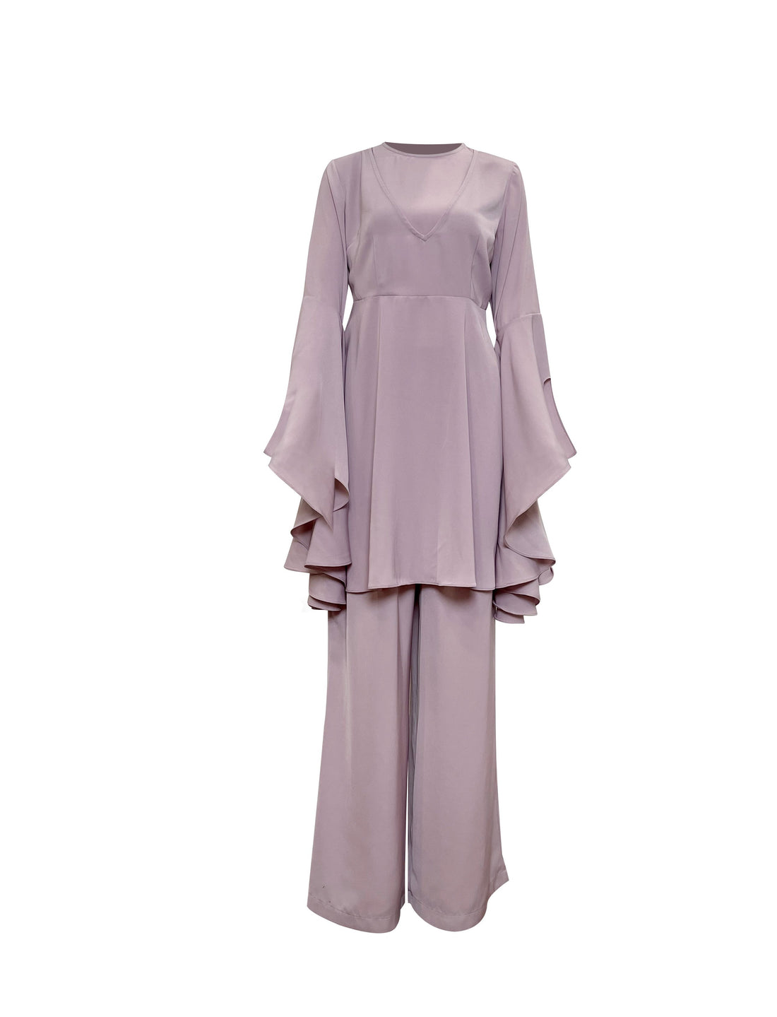 Lulia Two Piece Set - Hushed Lilac-Niswa Fashion