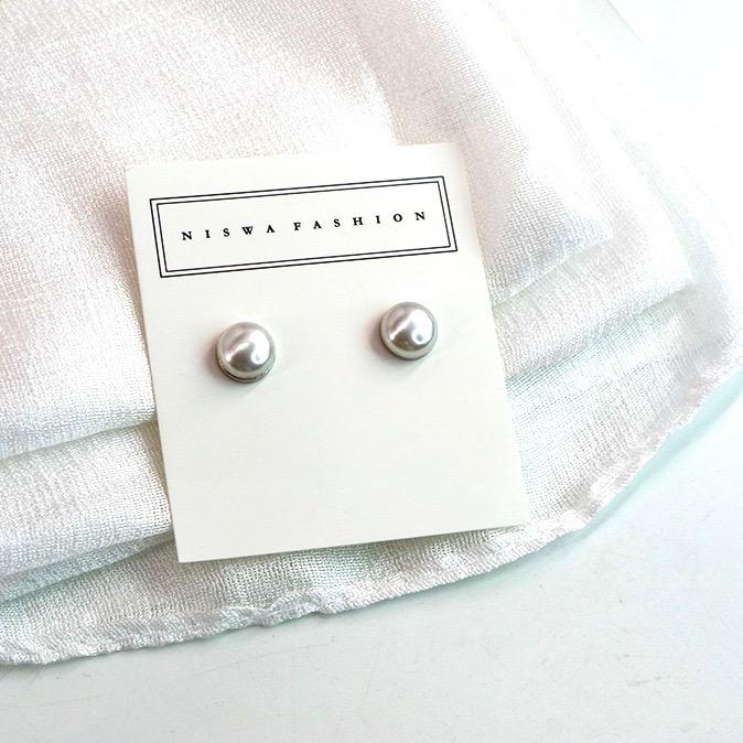 Magnet Pins - White Pearl-Niswa Fashion